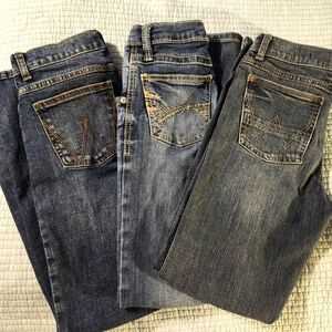 3 Pairs of Wrangler boys jeans